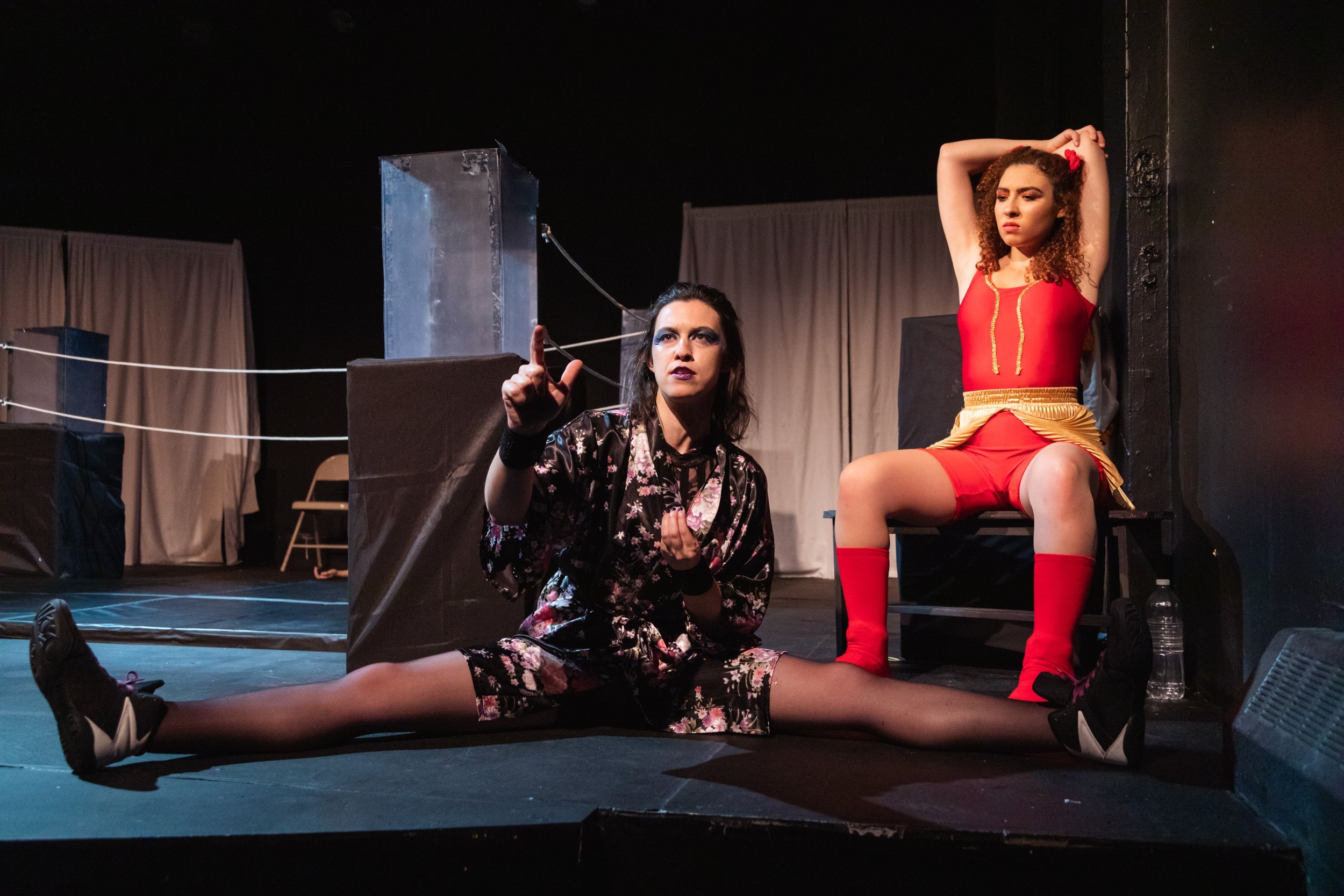   Kayla Zanakis &amp; Charlotte Vaughn Raines in the 2022 Workshop Production (Photo by Danny Bristoll)  