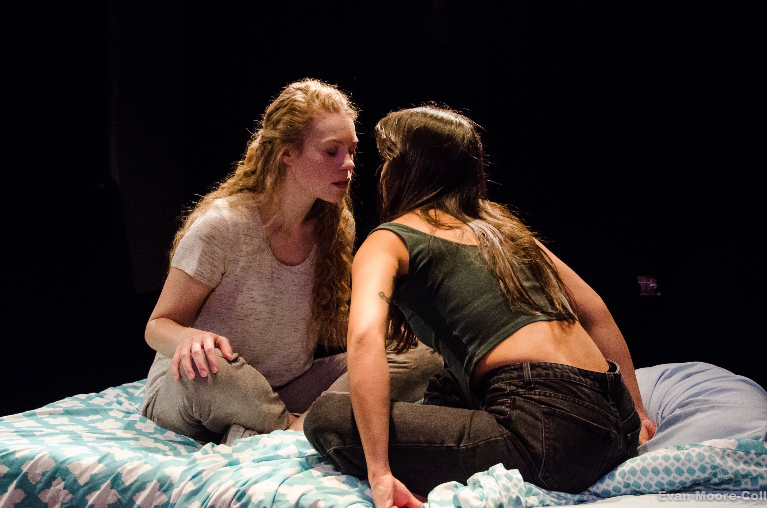   Nina Roy &amp; Kate Berg in the 2020 Workshop Production (Photo by Evan Moore-Coll)  