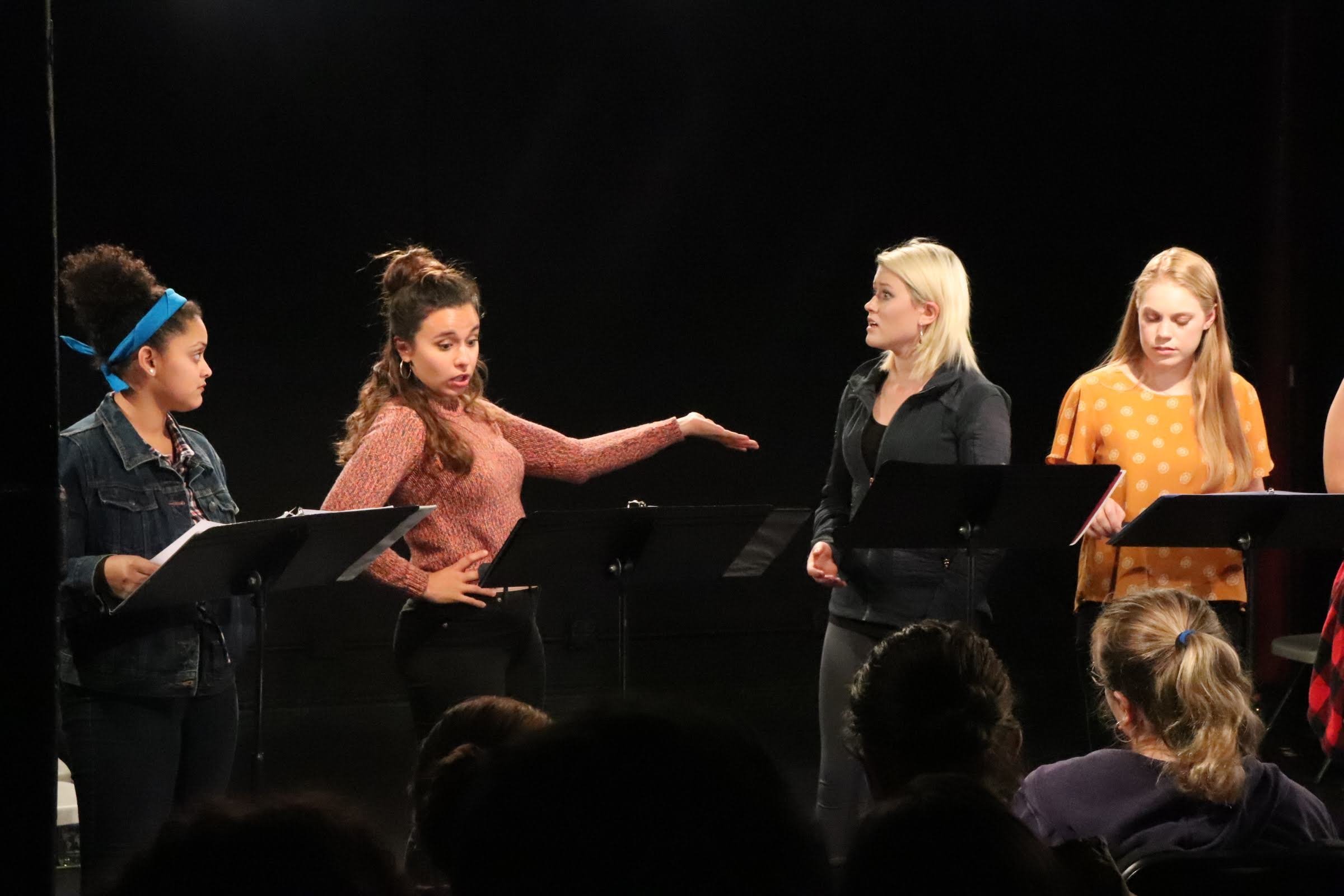   Dana Cullinane, Nina Roy, Alizae Powell, &amp; Kate Berg (Photo by Marth Brown)  