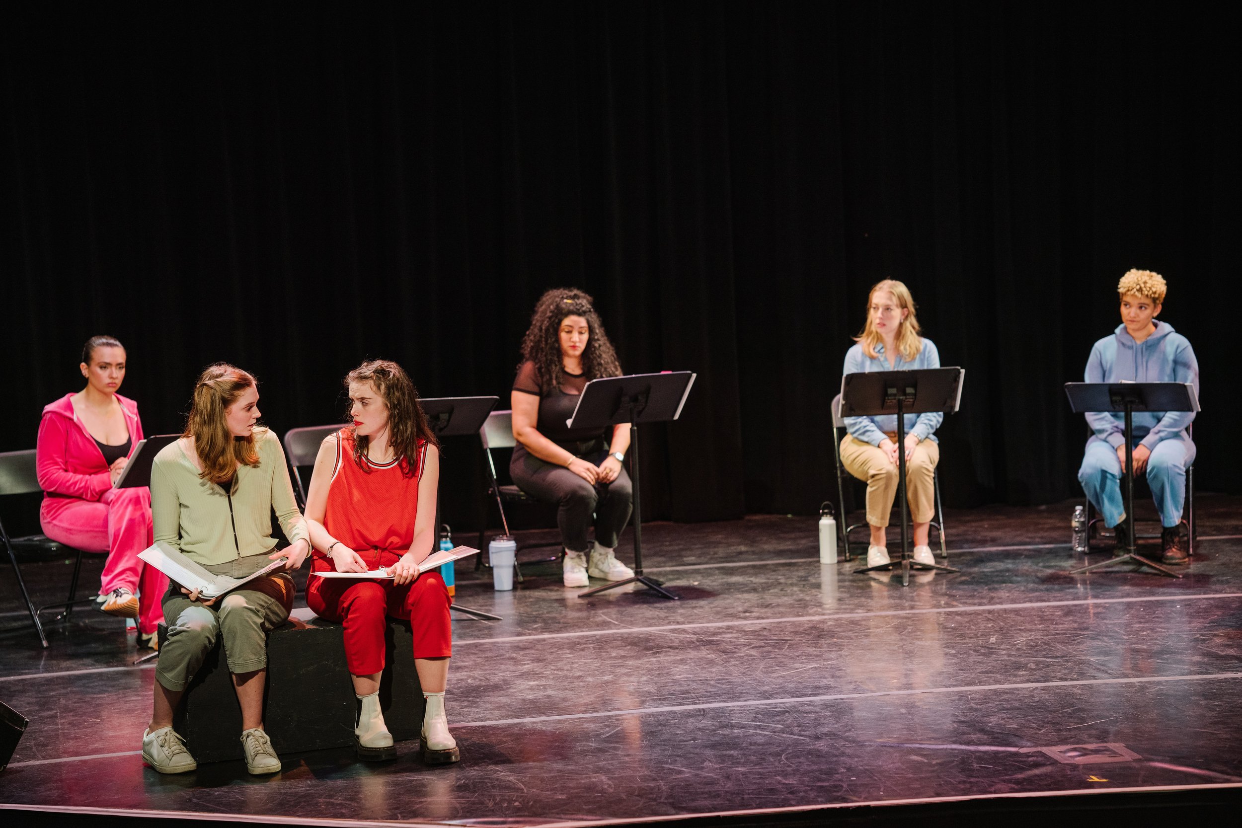   Hope Johansen &amp; Grace Guichard (Photo by Adam Schneberg)  