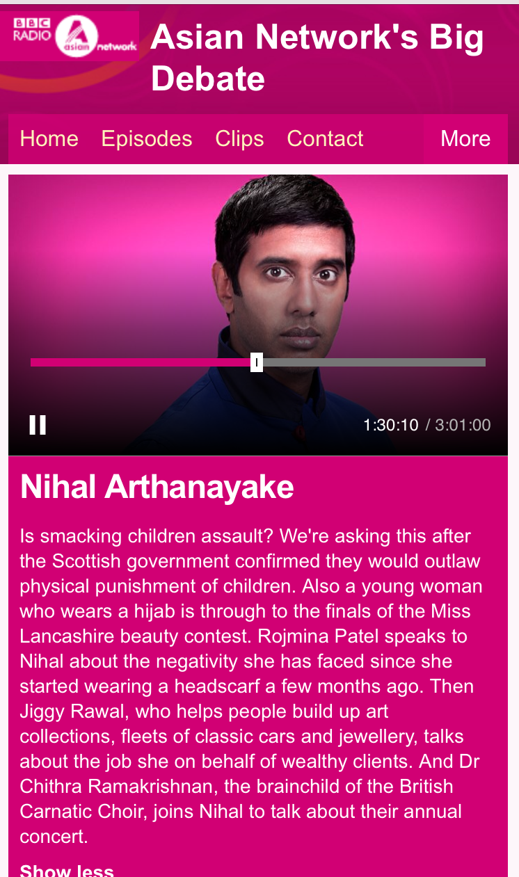 BBC Asian Network's Live Interview