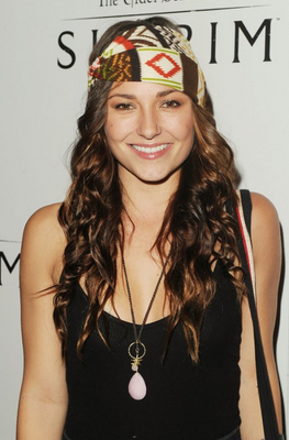 Actress Briana Evigan in the 2014 boho throw necklace