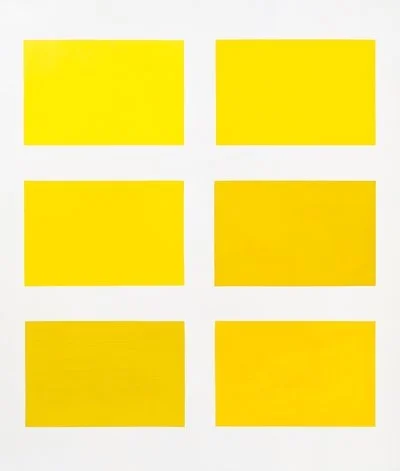 vuls :
Gerhard Richter
Six Yellows
1966 200 cm x 170 cm Catalogue Raisonné: 141
Oil on canvas