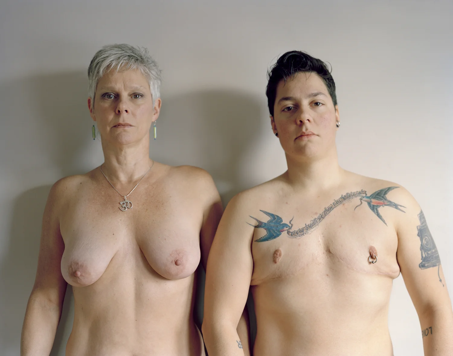 Self-portrait with mom, 2013