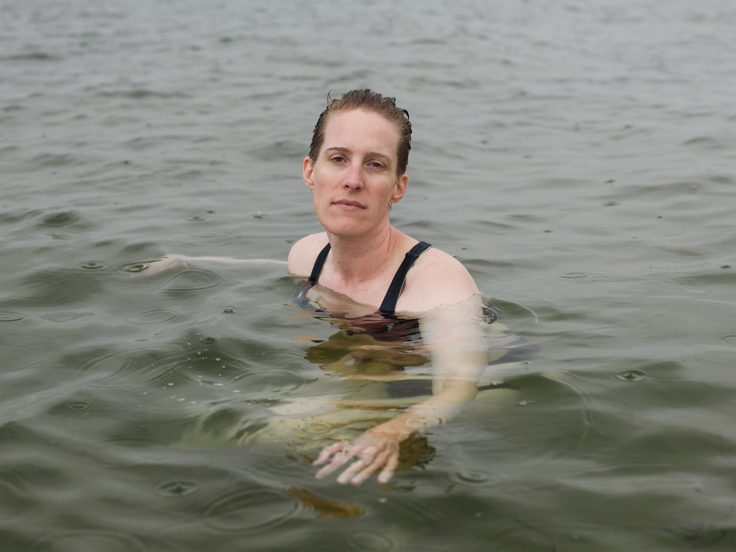  Vanessa in the water, Provincetown, 2019 