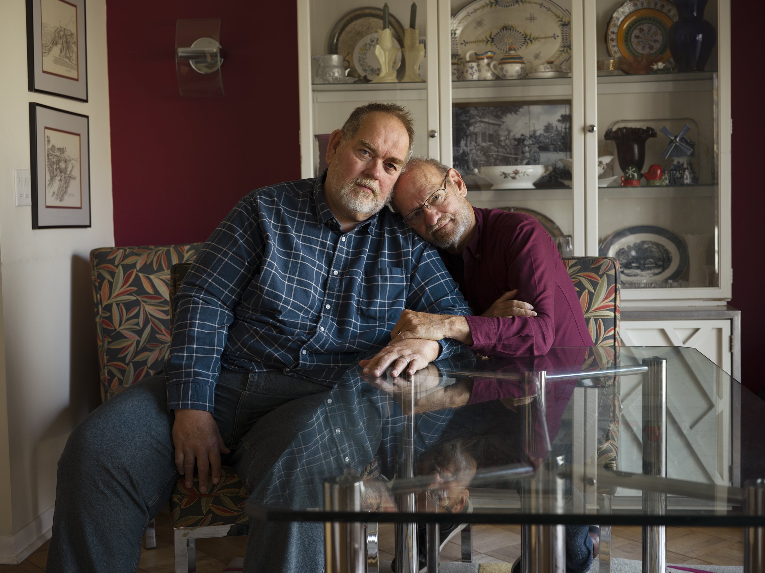  Lee Korty and Bert Morton, a couple who have been together for 41 years, for  Business Insider , 2024.  