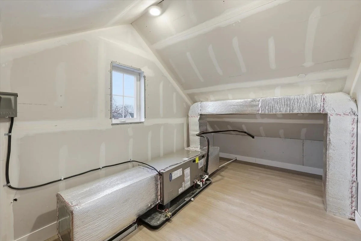 Attic HVAC and Storage