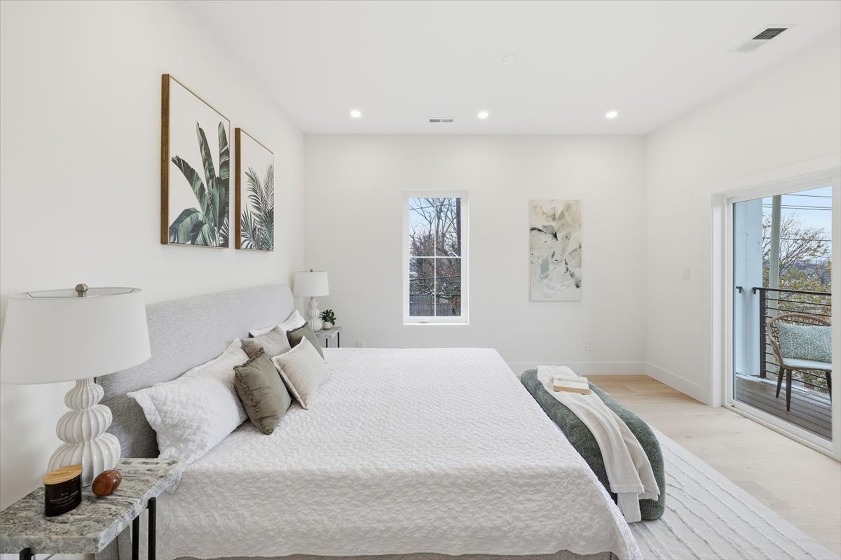 Primary Bedroom with Balcony