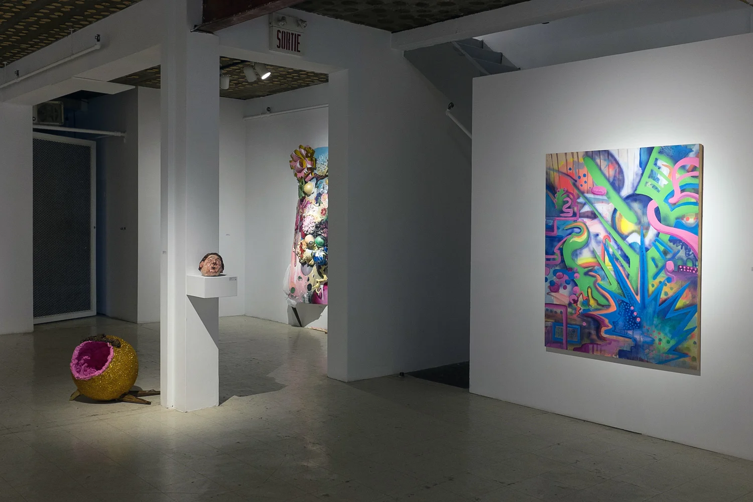 First from right: Kyle Bustin, MFA '17