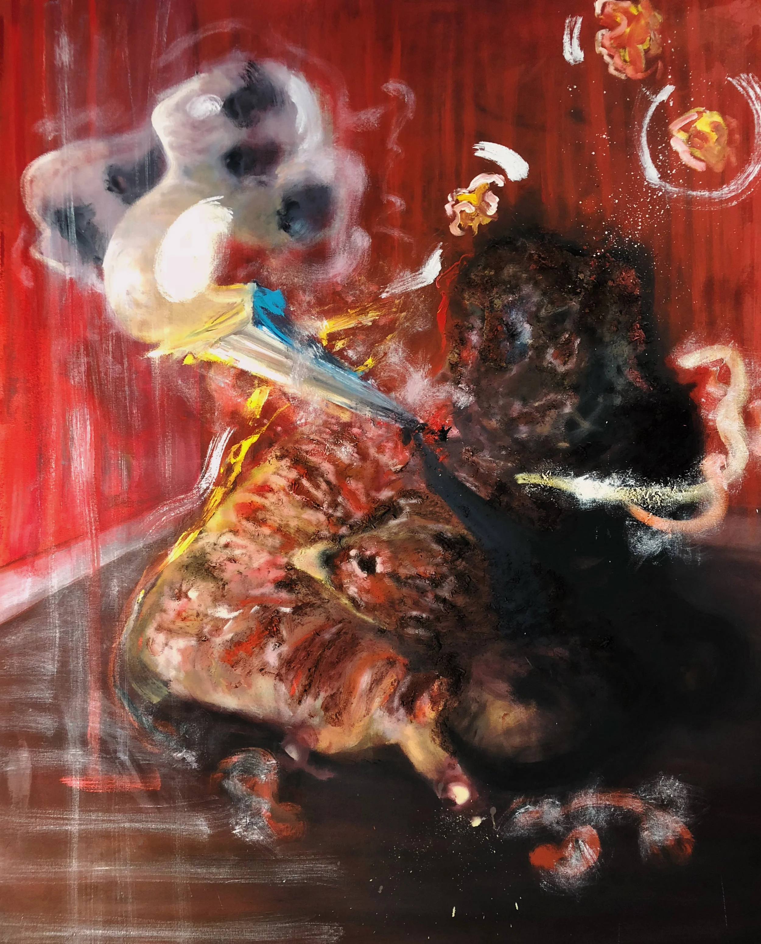 Katherine Wyatt, Figure in a Room I , Oil on canvas