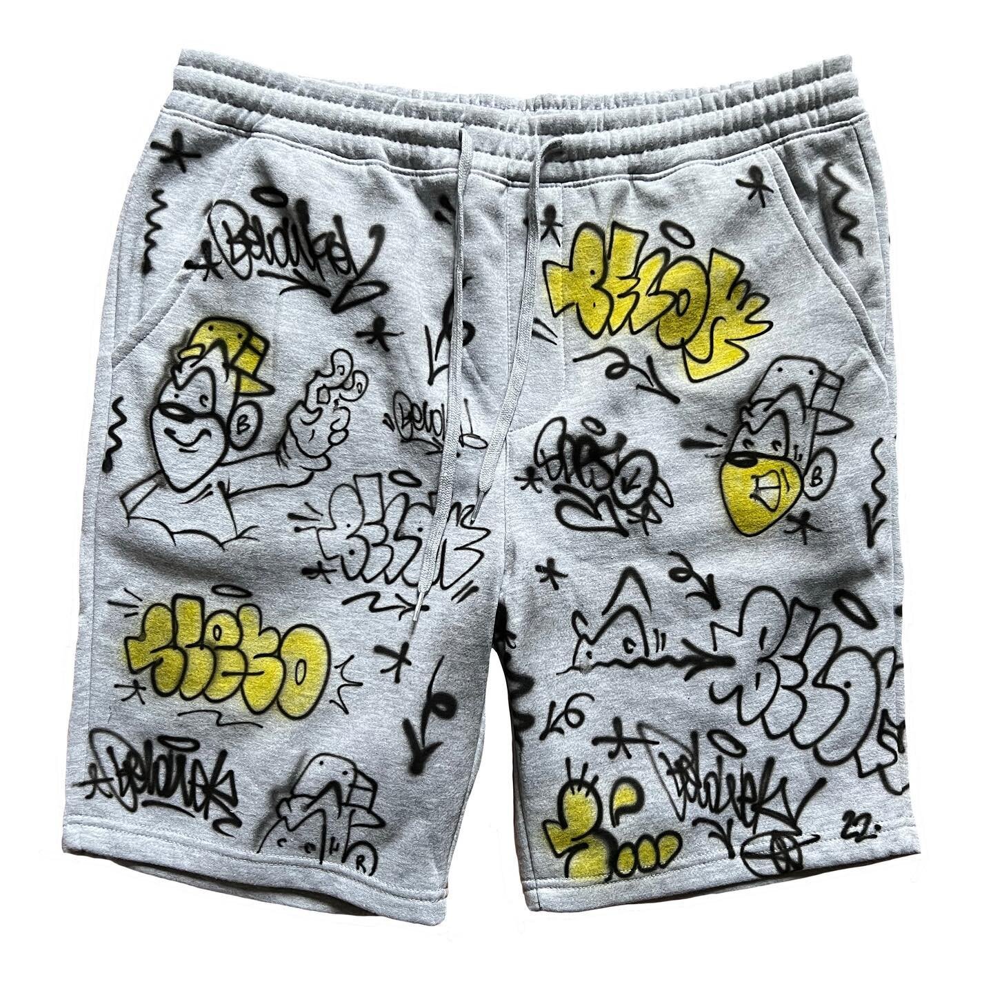 1 of 1 Airbrushed Shorts (Sold) 
Size : XL 
DM to inquire 
#airbrush #apparel #streetwear #Belowkey&reg; #belowkey #ogmonkey #below #nyc #graffiti #nycgraffiti