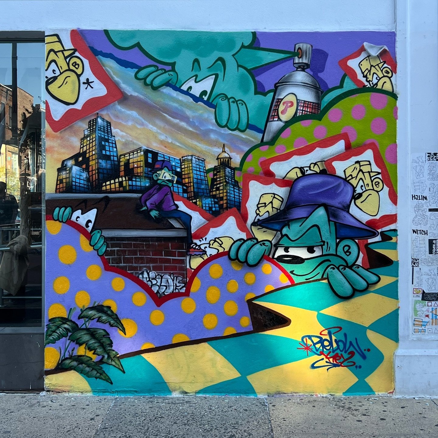 Painted on @shopstatus_ this weekend in Philly.

Thanks for having me ✌️