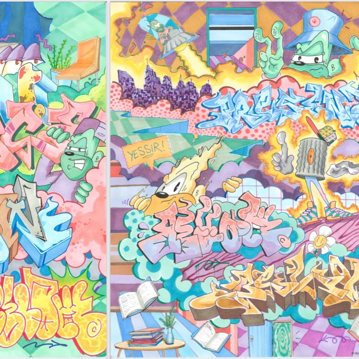 I&rsquo;ve been filling out these black book style pages non stop in between other projects that I&rsquo;m not sharing yet&hellip; so for now, here&rsquo;s a grip of drawings on paper.
Thank you for looking ✌️
#belowkey