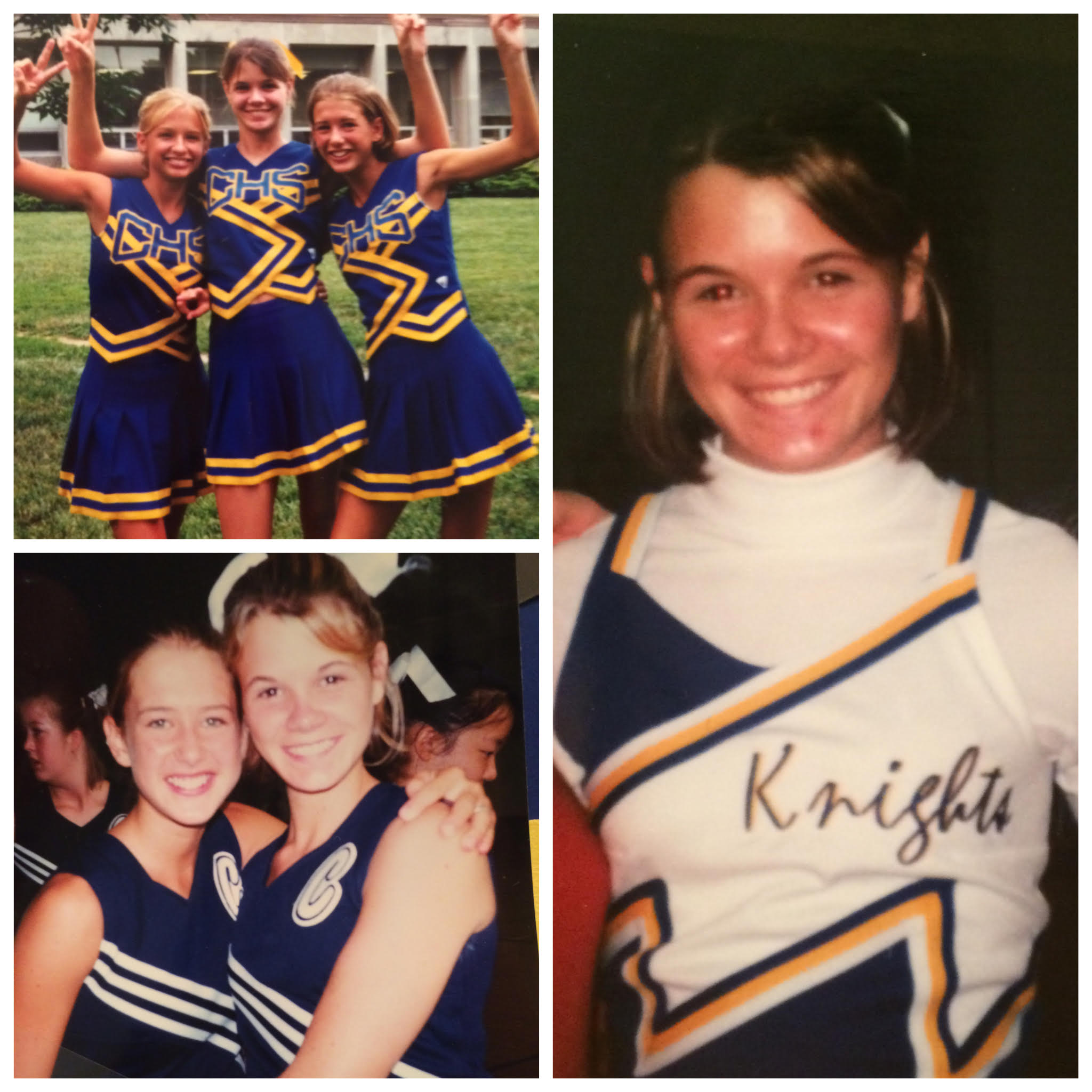 A few flashback photos to my cheer days!