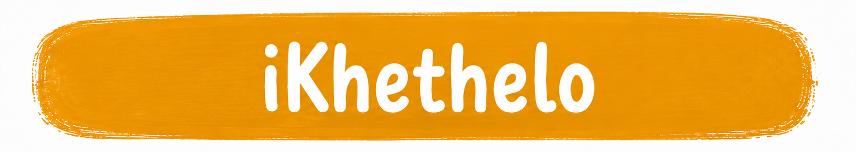 Orange button with white text that reads "iKhethelo".