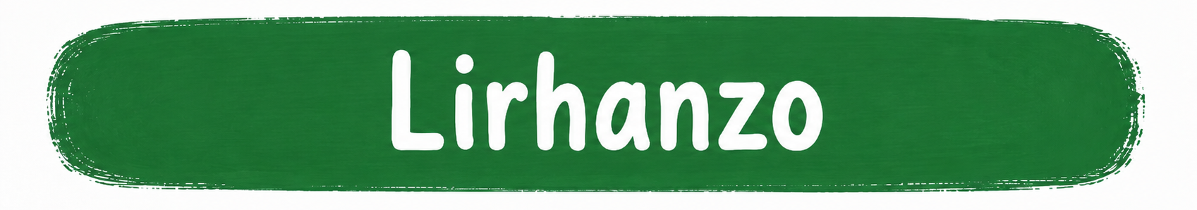 Green button with the word 'Lirhanzo' written in white, stylized text.