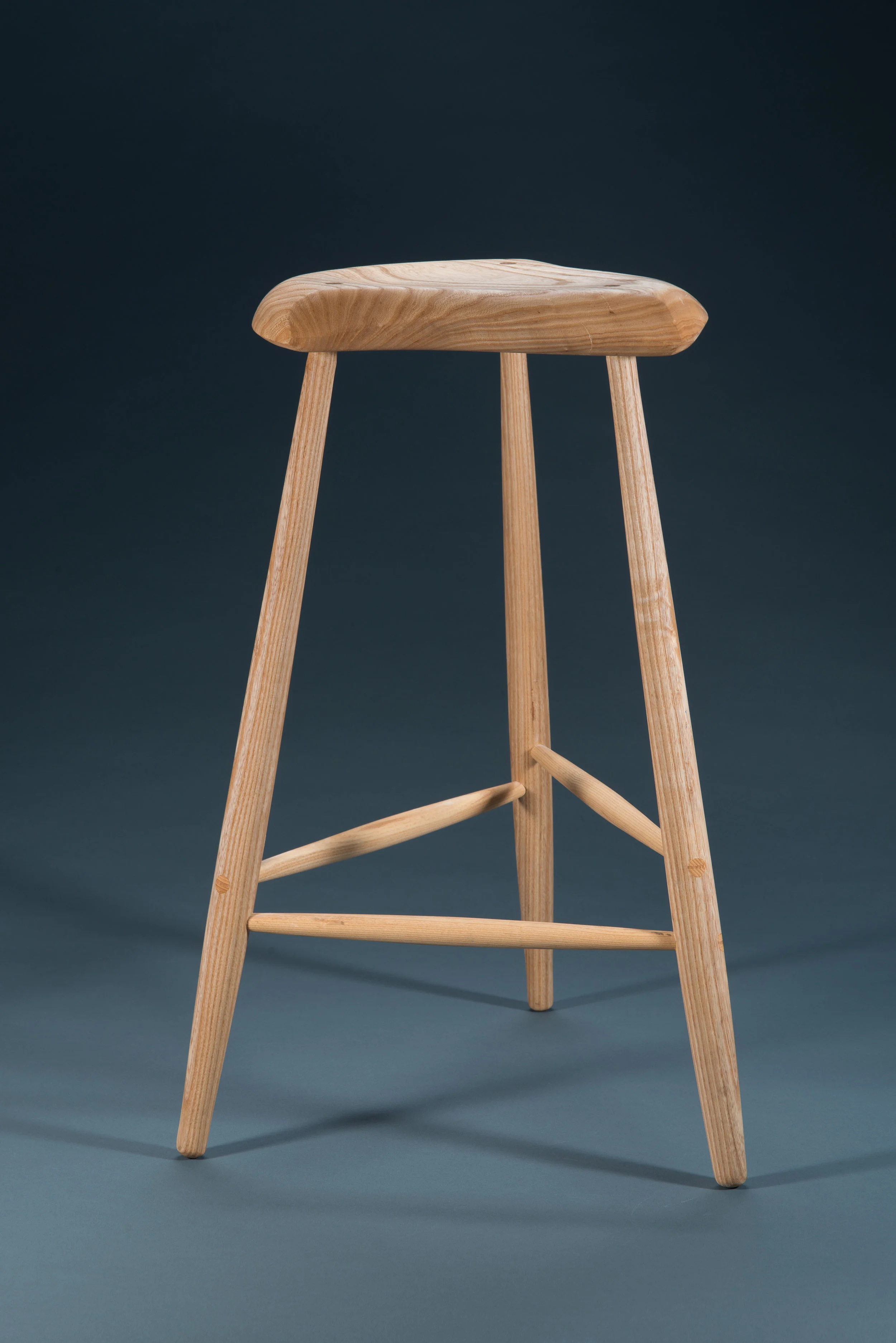 Esherick Stool Reproduction. 36" x 14" x 14" Ash. 2012