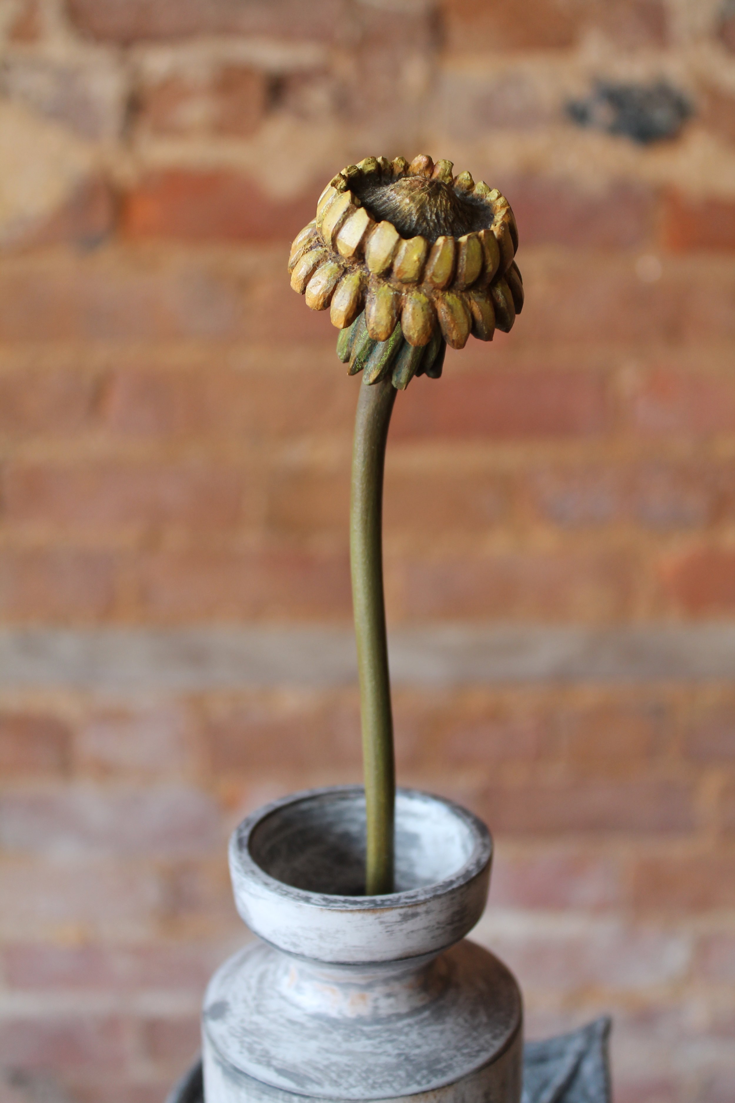 “Starkville” 16” x 16” x 48” Maple, Poplar, Milk paint, Prismacolor, Kiwi Shoe Polish 2015