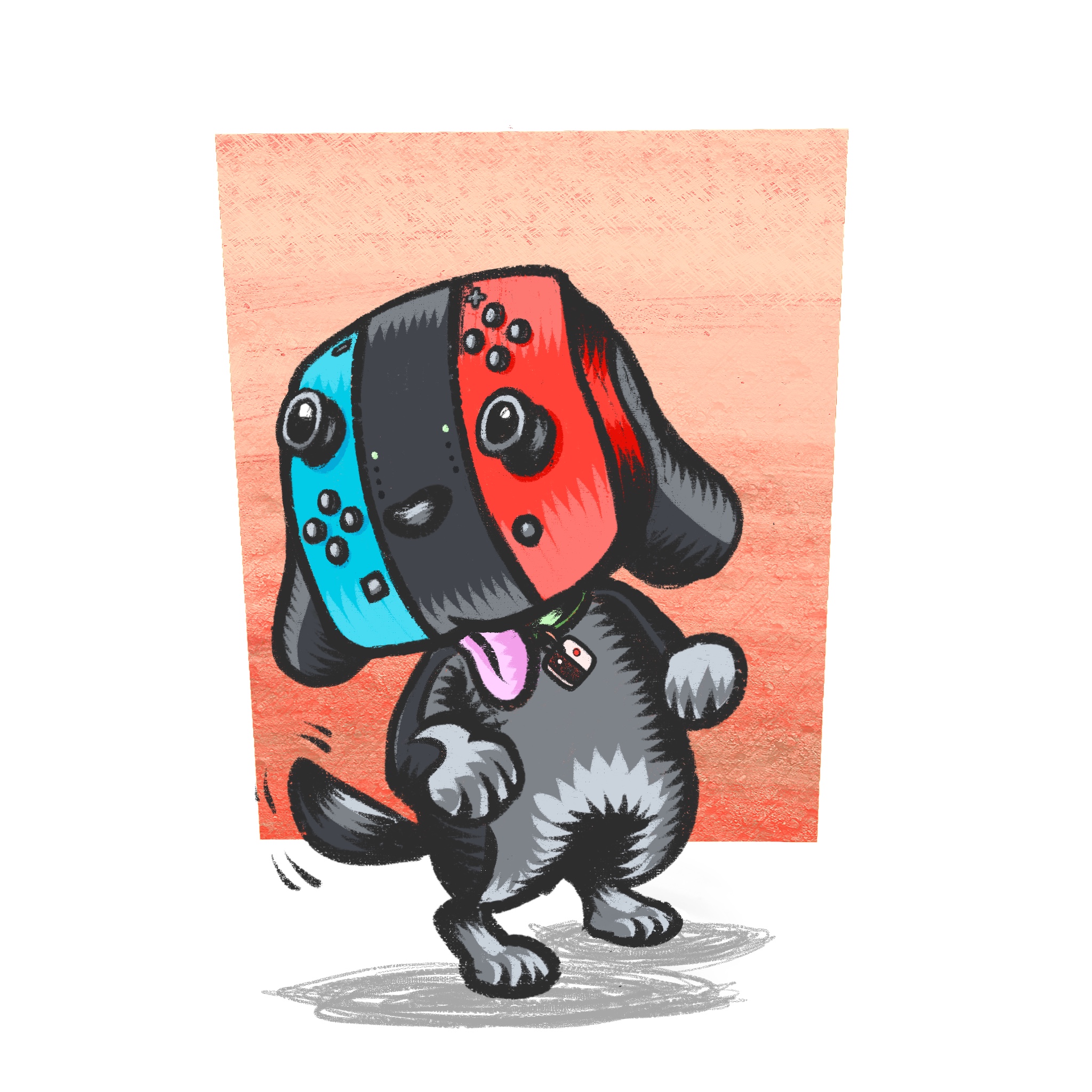 Switch Pupper Digital Inktober 2017