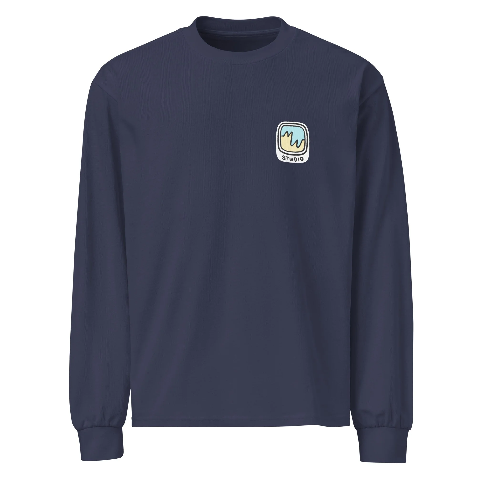 unisex-premium-heavyweight-long-sleeve-shirt-midnight-blue-front-68a478b99e727.jpg