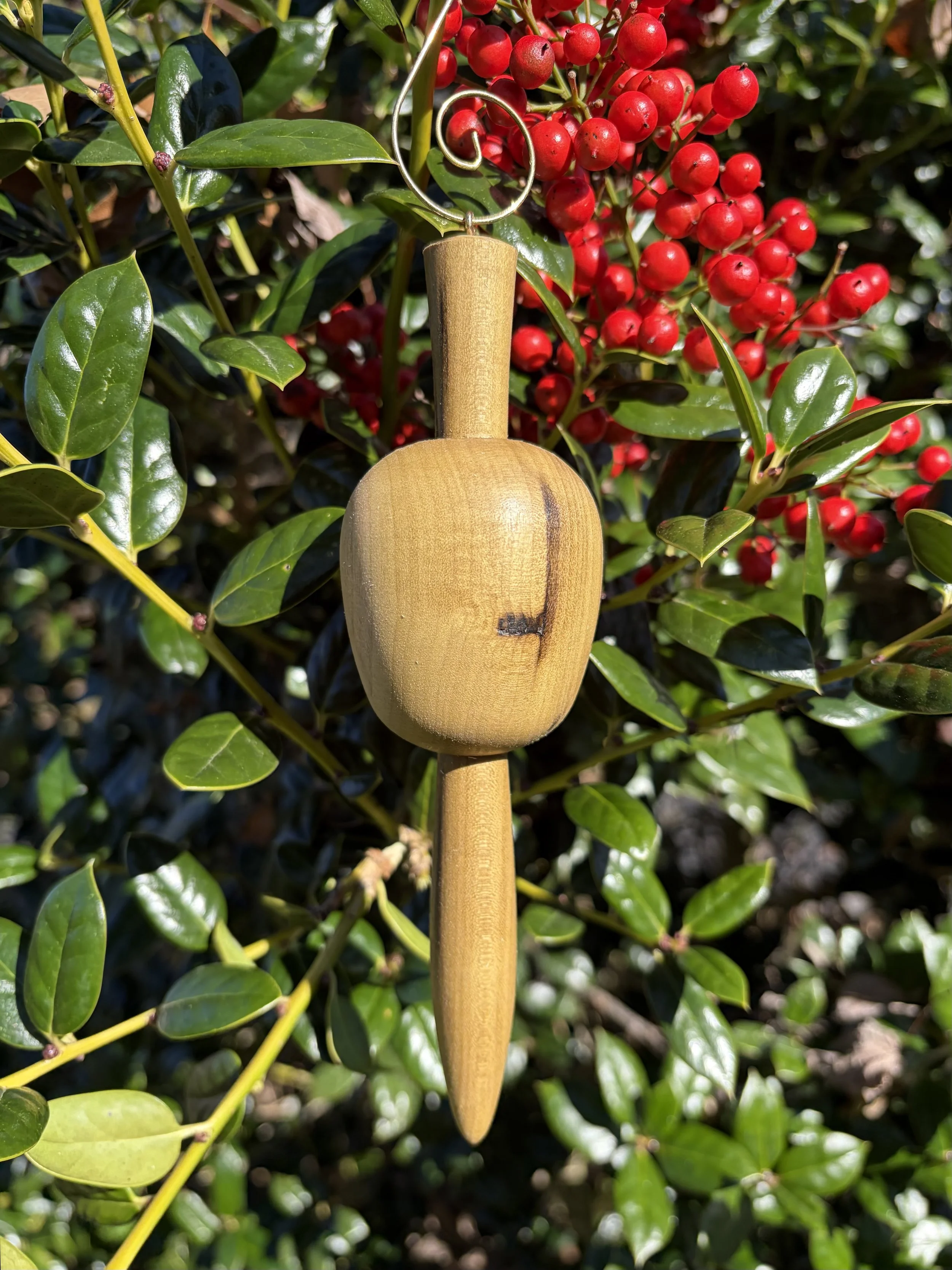 Turned Christmas Ornament