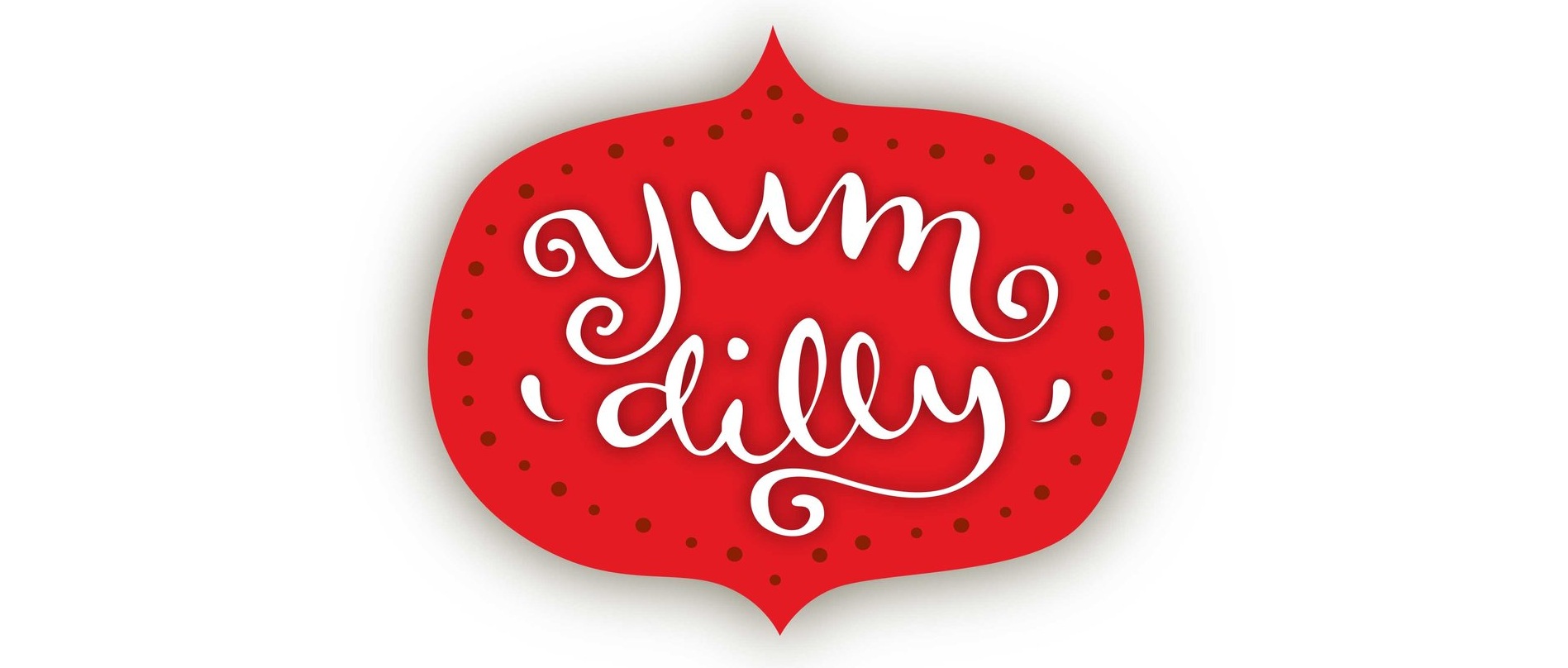 *Red and white logo for Yum Dilly brand