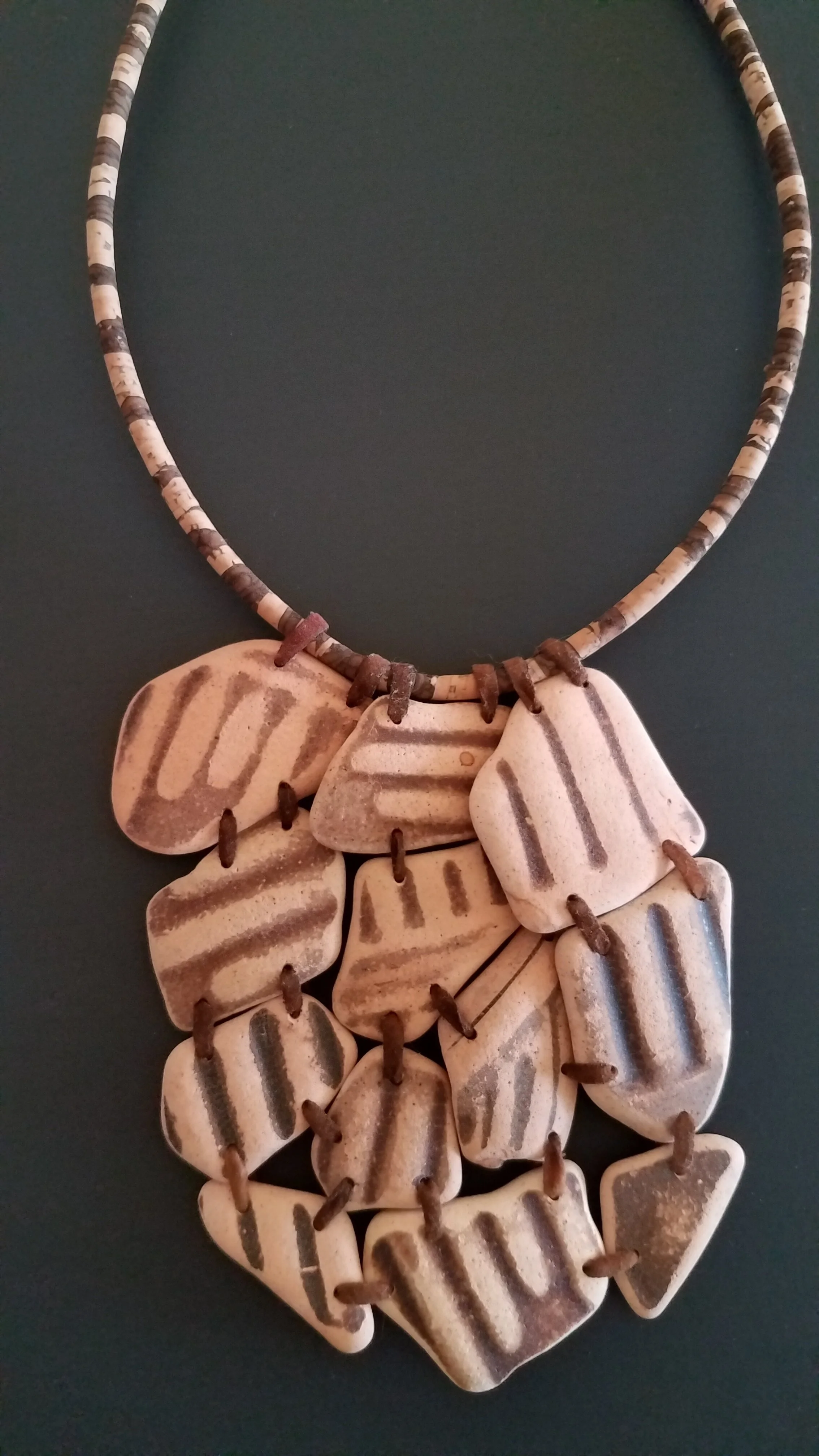 Sea Pottery Necklace 