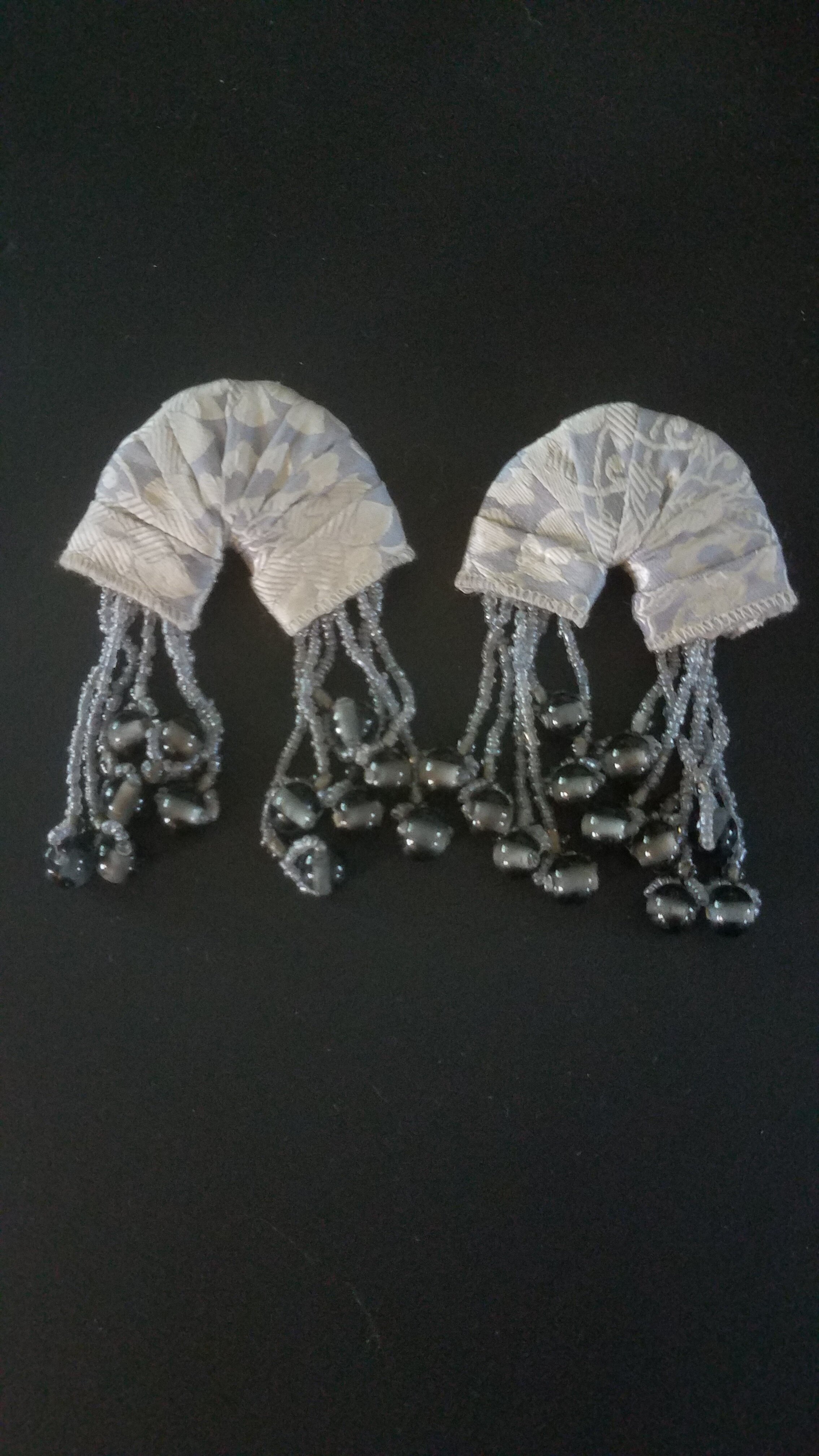 Beaded Silk Road Tassel Earrings