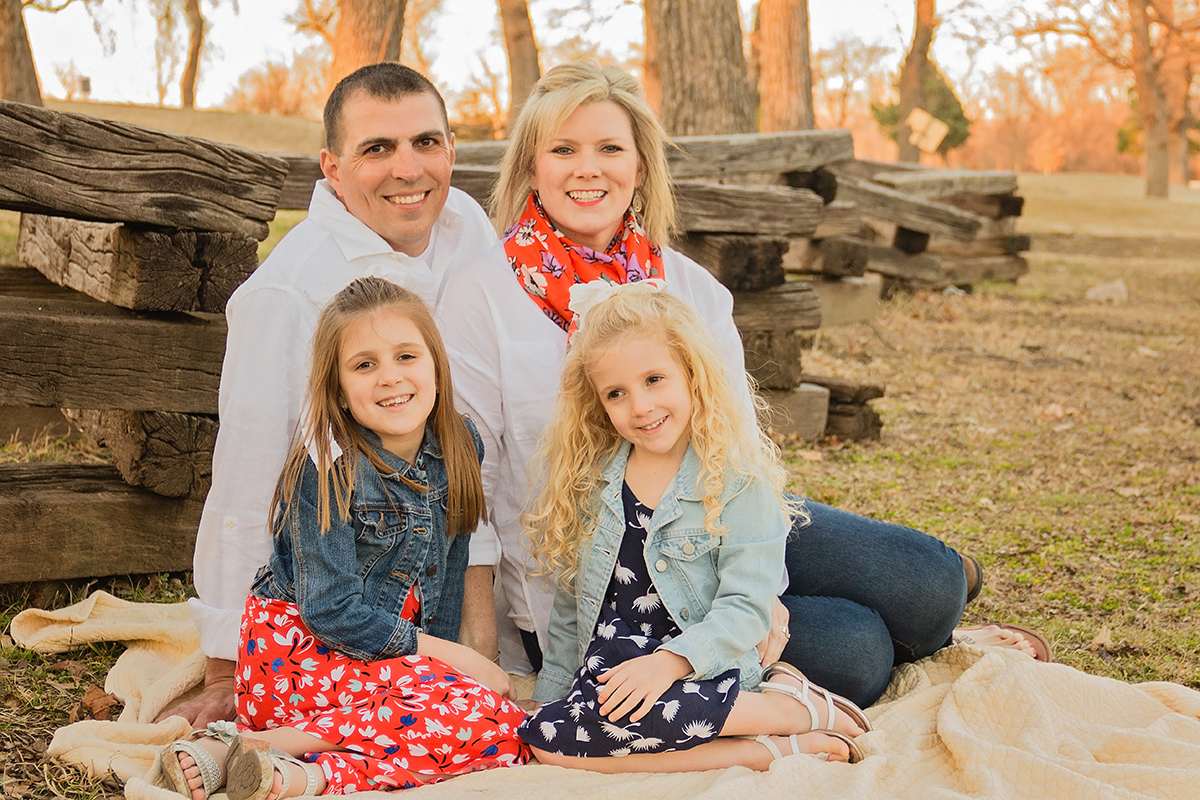 family of four wearing Orange and Navy.jpg