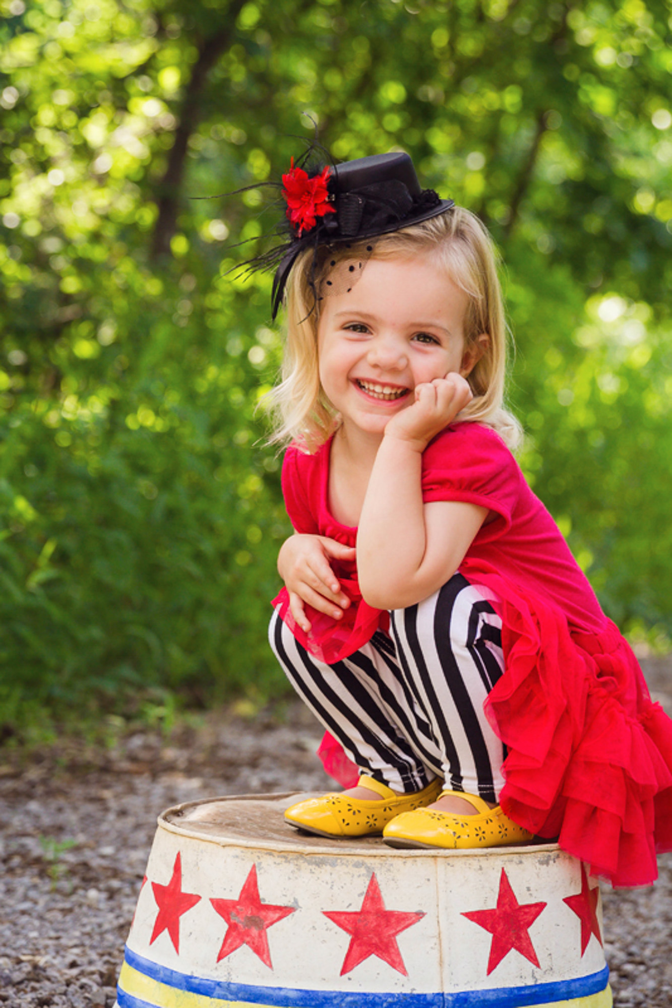 Little Circus girl in red.jpg