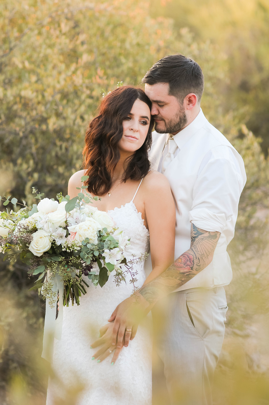 Bohemian Desert Bridal Couple.jpg