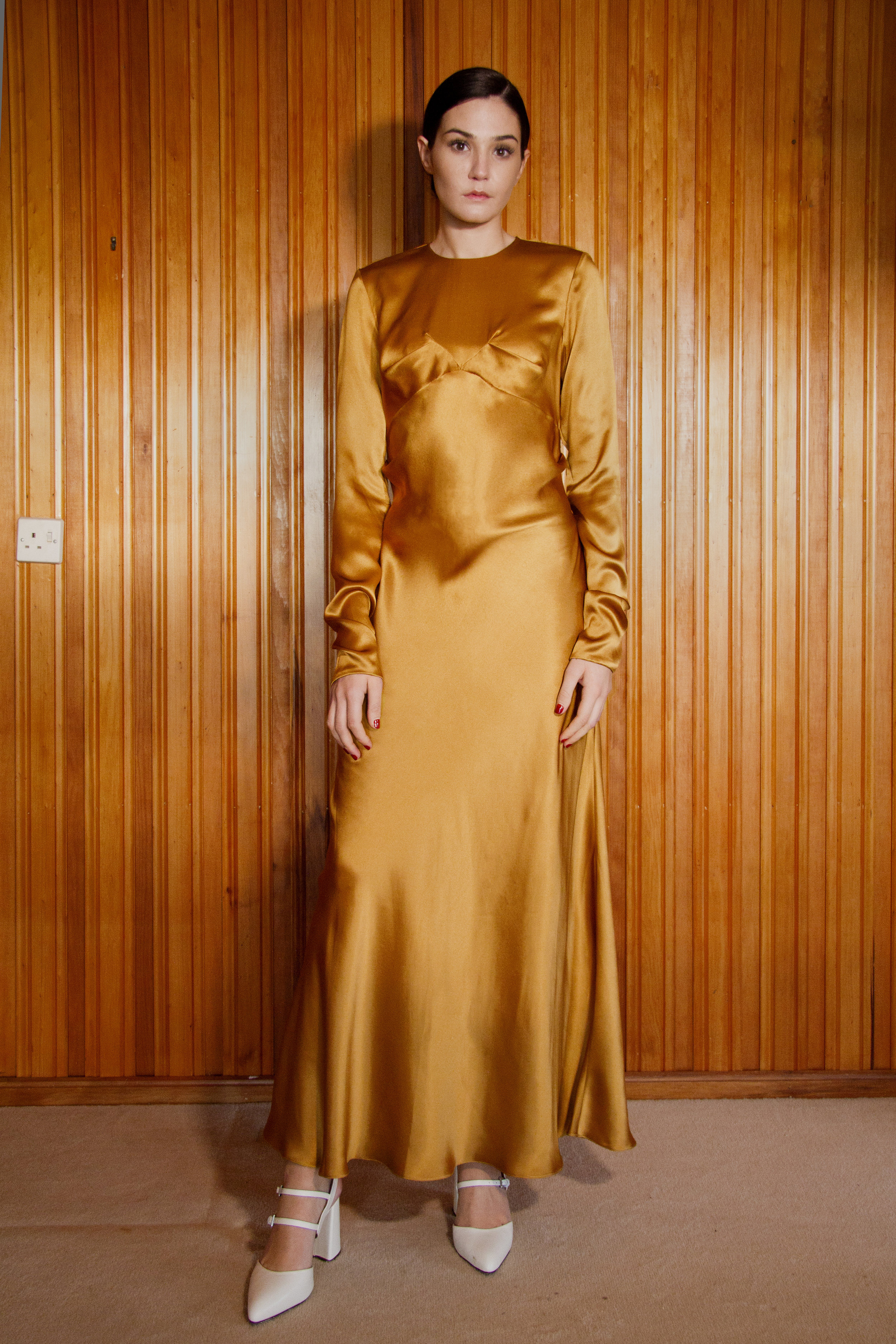 silk dress
