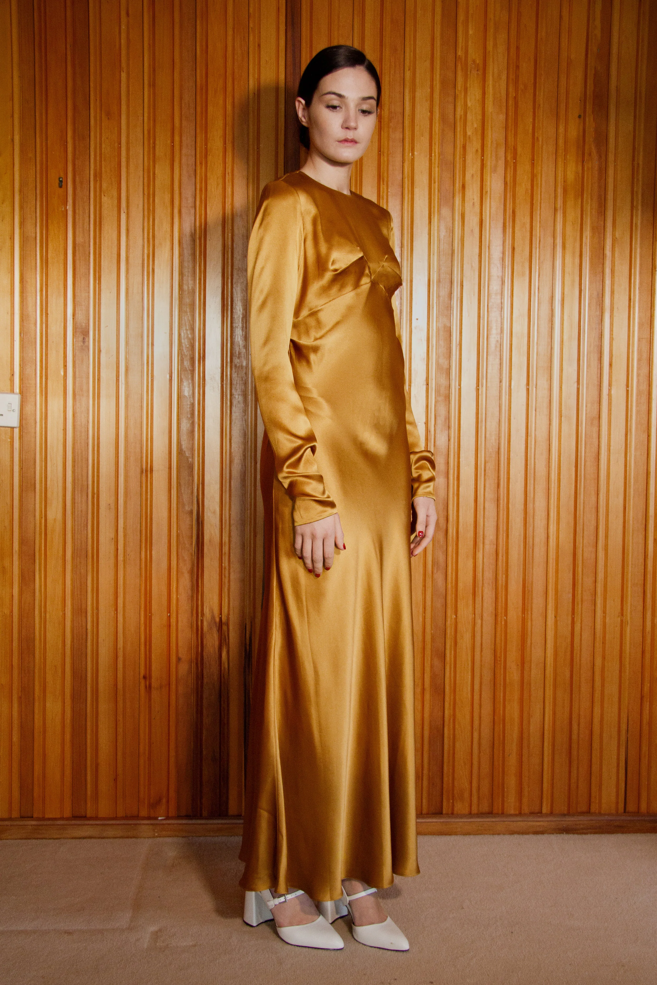 satin silk dress