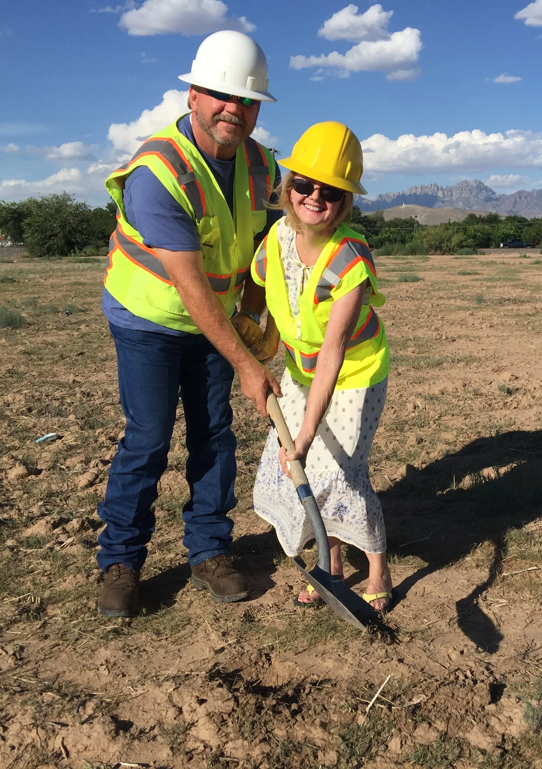 Breaking ground