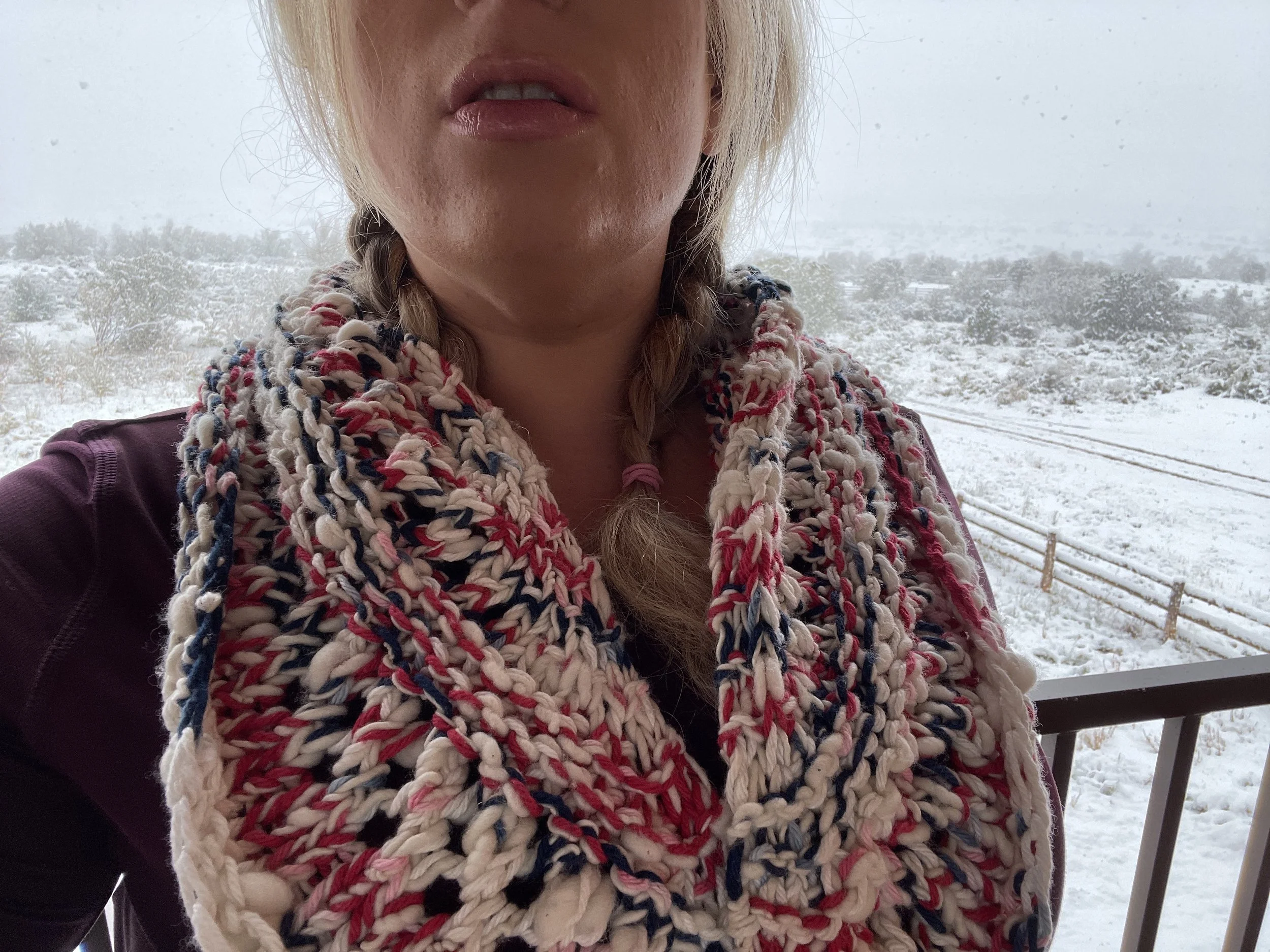 Free handspun yarn shawl pattern