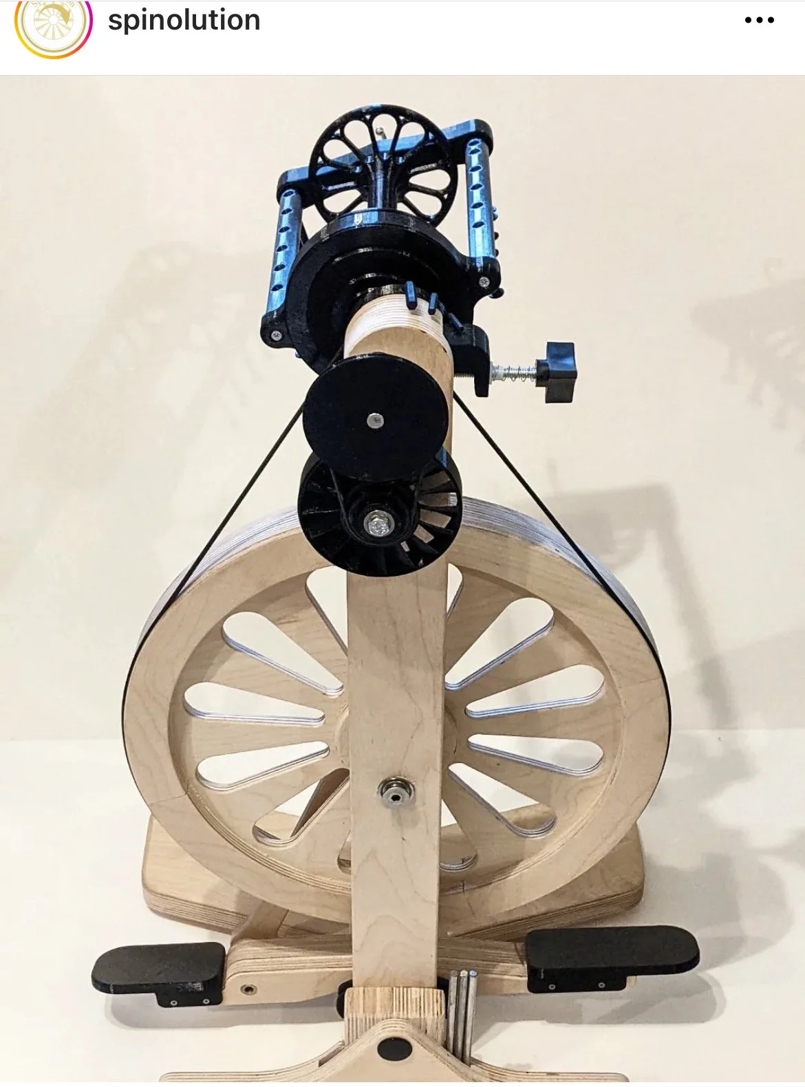 SpinPerfect Abe Spinning Wheel SpinOlution DIY Spinning Wheel