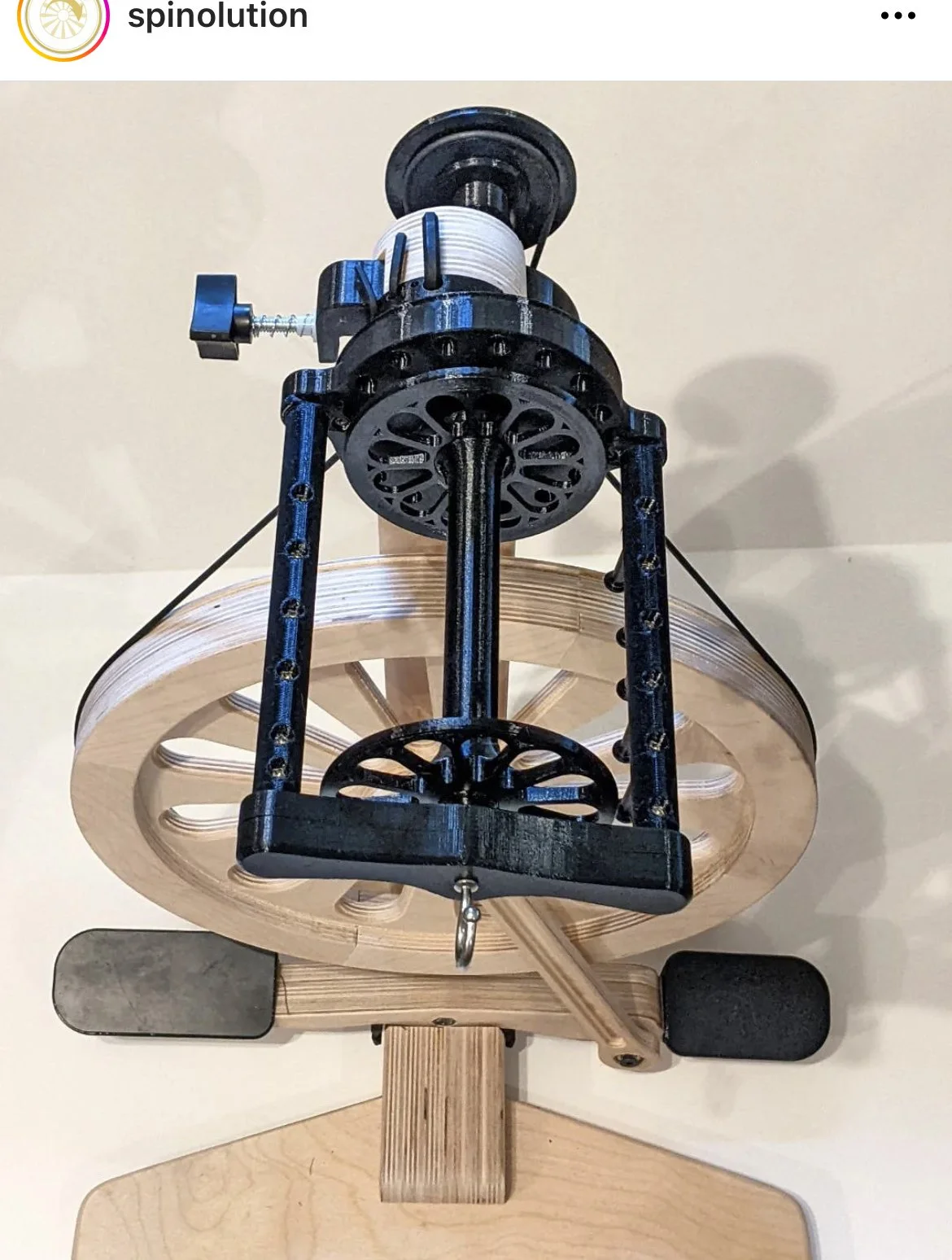 SpinPerfect Abe Spinning Wheel SpinOlution DIY Spinning Wheel