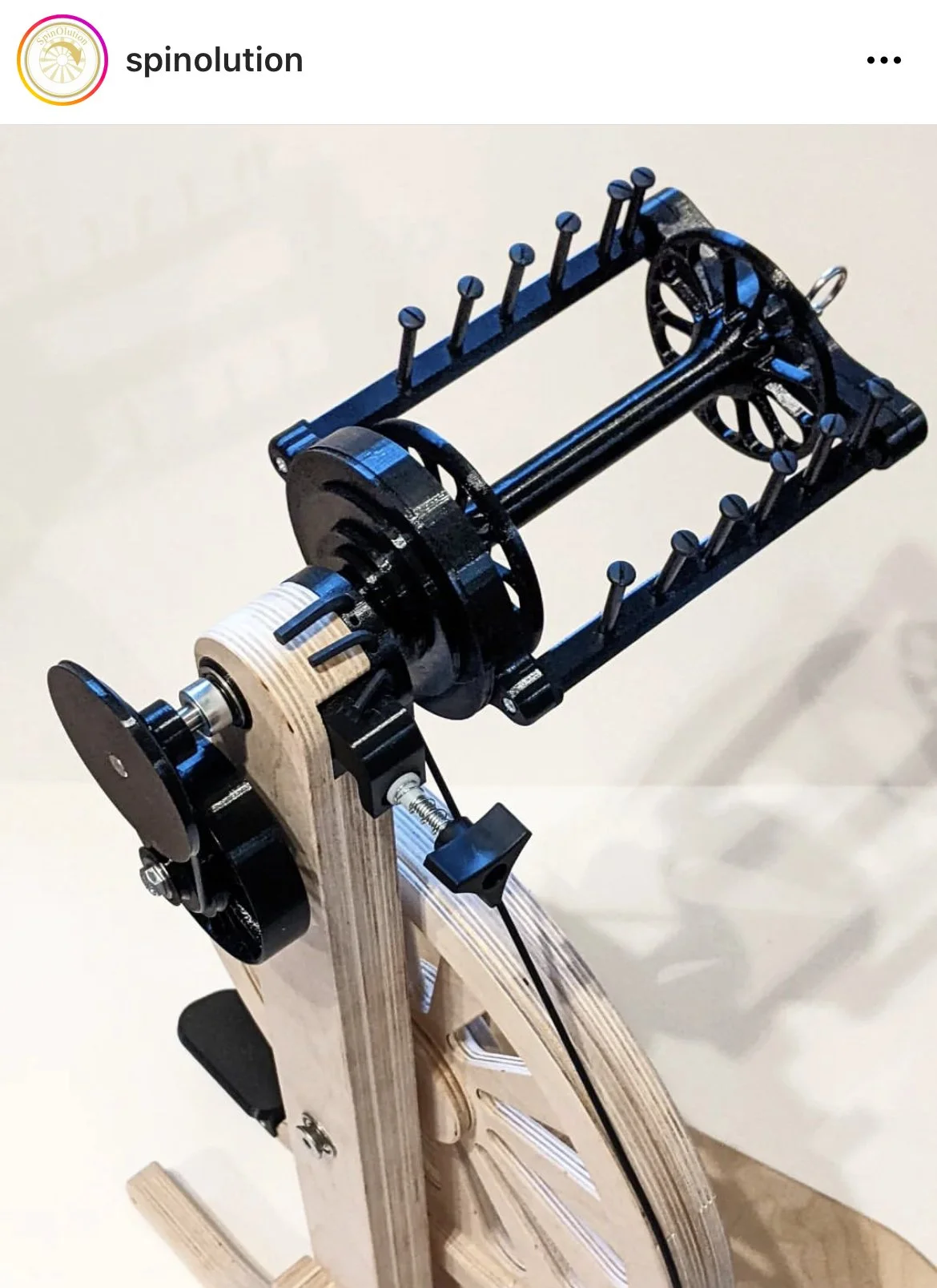 SpinPerfect Abe Spinning Wheel SpinOlution DIY Spinning Wheel