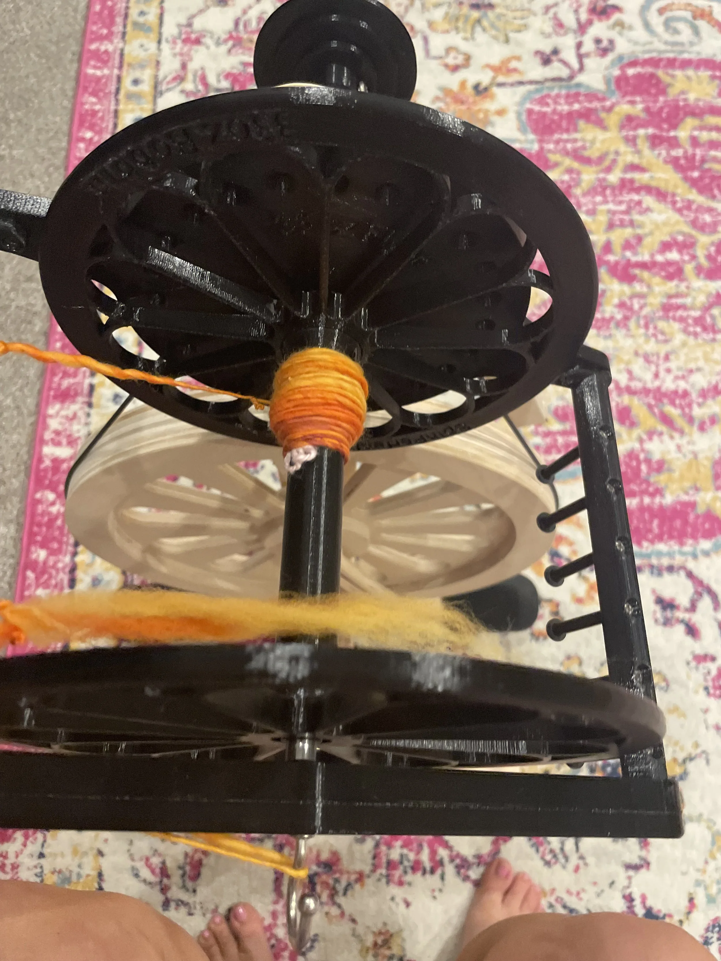 SpinPerfect Abe Spinning Wheel SpinOlution DIY Spinning Wheel