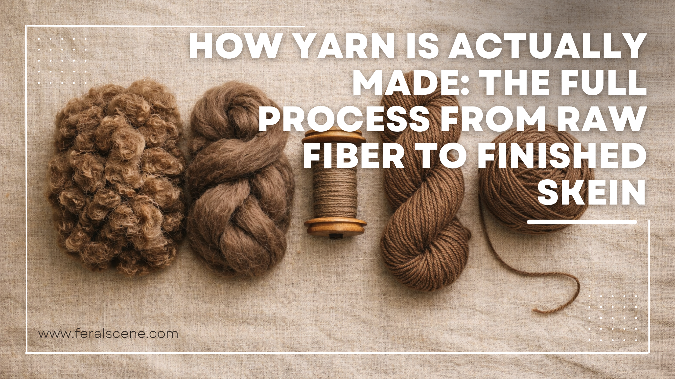 How Yarn Is Actually Made: The Full Process from Raw Fiber to Finished Skein

