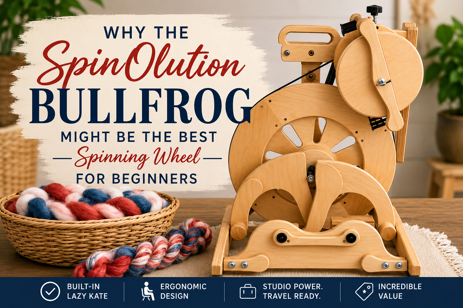 Why the SpinOlution Bullfrog Might Be the Best Spinning Wheel for Beginners
