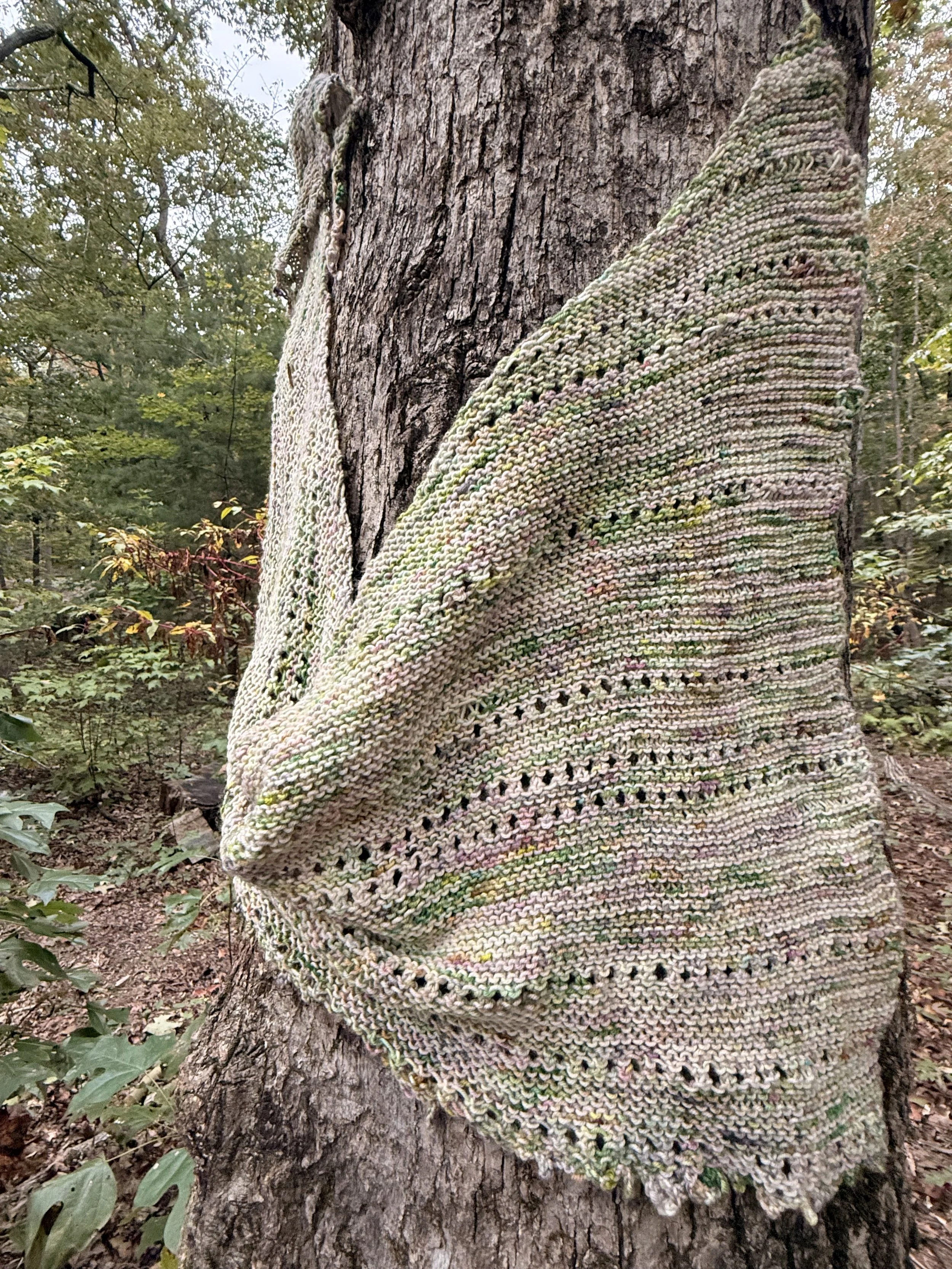 fingering weight hand dyed yarn pattern- free