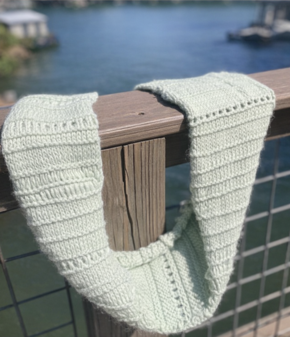 free knitting pattern cowl worsted weight yarn
