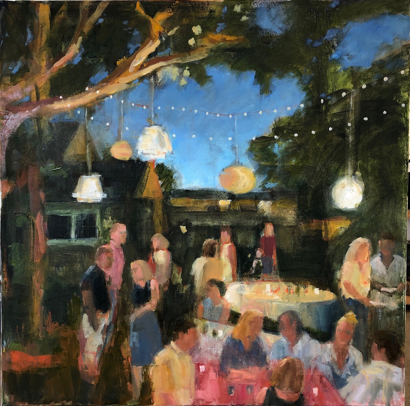 Pearl Jam, Oil on Canvas, 24"x24" SOLD