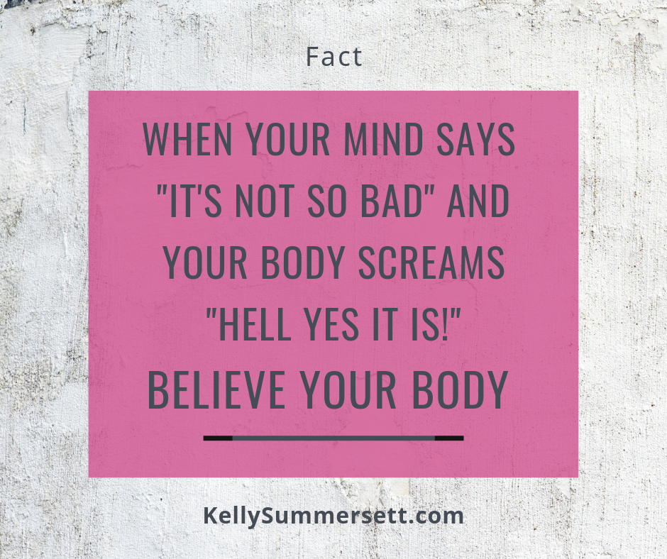 Kelly Summersett, lose your inner critic find the kick ass you