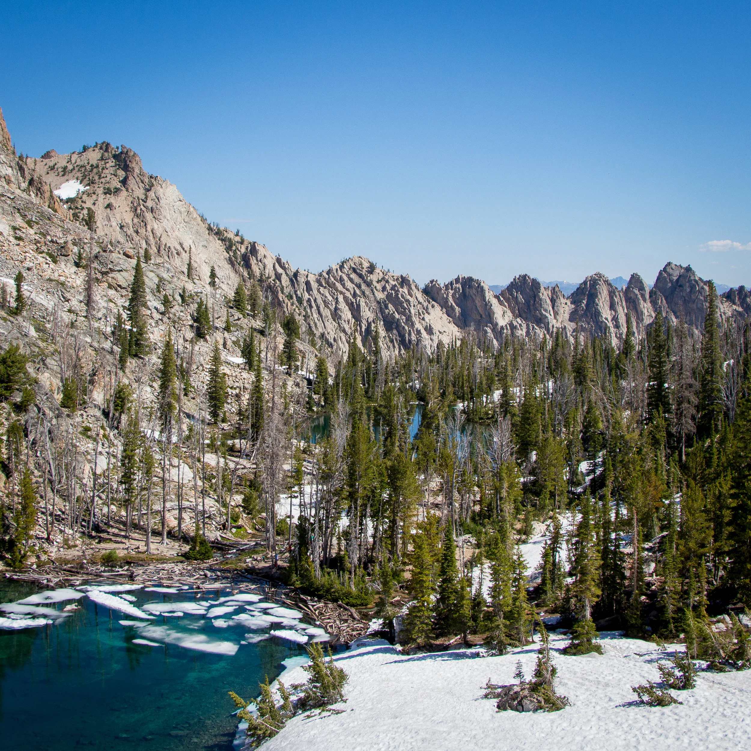 Wonder how the Sawtooths got their name? Probably the most appropriately named mountain range.