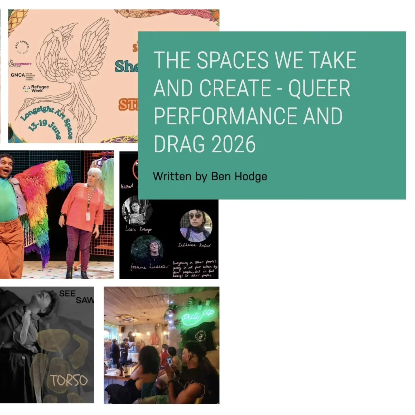 "As performers, we need to continue to disrupt spaces and nurture environments for queer performances to grow. We have to continue the legacy of Queer Up North, the Green Room and many other venues that have been before, and take up space when w