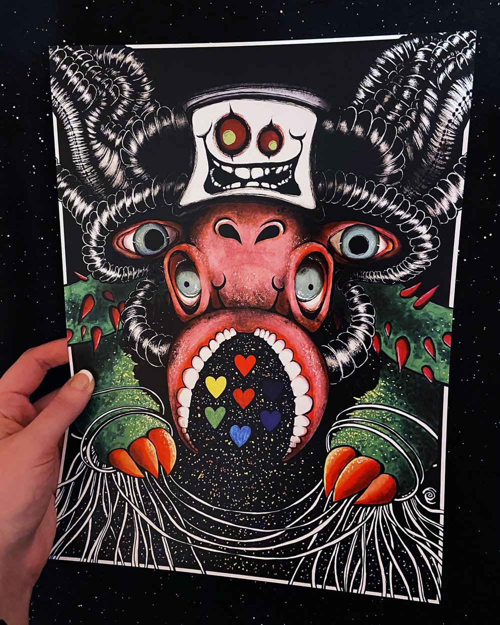 OMEGA FLOWEY - 9x12 Art Print — Jamie Primack