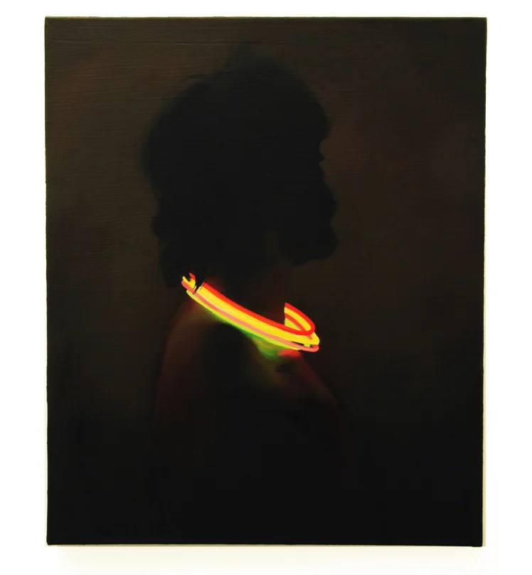 Sam McKinniss, Untitled (Close-Up of Max)