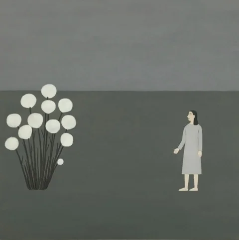 Rita Lundqvist, Flowering Tree, 2016 Oil on panel Photo credit Mathias Johansson. Image copyright of the artist Courtesy Tanya Bonakdar Gallery, NY